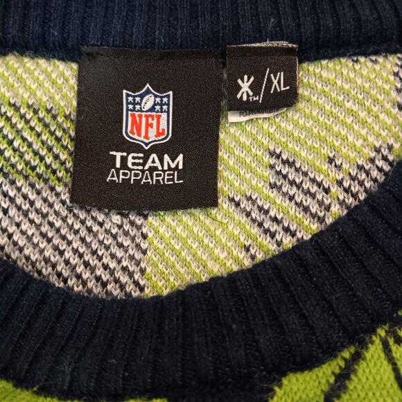 Seattle Seahawks Ugly Christmas Sweater NFL Team Apparel Holiday Jumper  XL - Picture 11 of 13